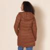 imageAmazon Essentials womens Lightweight WaterResistant Packable Hooded Puffer Coat Available in Plus SizeDark Toffee Brown
