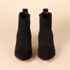 imageAmazon Essentials womens Western Ankle Boots with Stacked HeelBlack