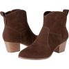 imageAmazon Essentials womens Western Ankle Boots with Stacked HeelDark Toffee Brown