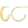 imageAmazon Essentials 14K Gold Plated Square Edge HoopYellow Gold