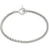 imageAmazon Essentials 14k Gold Plated or Silver Plated Braided Chain Bracelet 75quotSilver