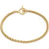 imageAmazon Essentials 14k Gold Plated or Silver Plated Braided Chain Bracelet 75quotYellow Gold