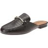 imageAmazon Essentials Womens Buckle MuleBlack Crocodile Print