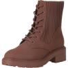imageAmazon Essentials Womens Rubberized Combat Boot with Chunky OutsoleOxblood
