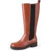 imageAmazon Essentials Womens Tall Gusset BootChestnut Brown