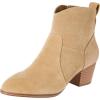 imageAmazon Essentials womens Western Ankle Boots with Stacked HeelTan