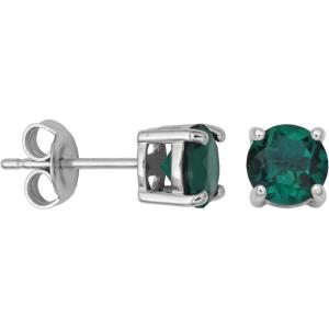 imageAmazon Essentials Sterling Silver Round Birthstone Stud Earrings previously Amazon CollectionCreated Emerald  May