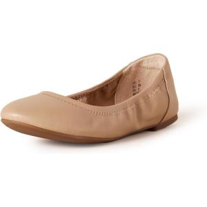 imageAmazon Essentials Womens Belice Slip On Ballet FlatBeige