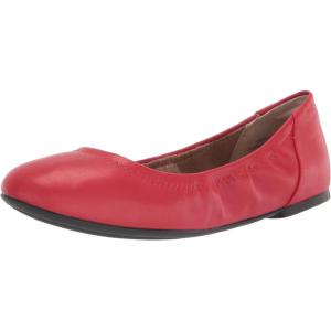imageAmazon Essentials Womens Belice Slip On Ballet FlatBright Poppy Red