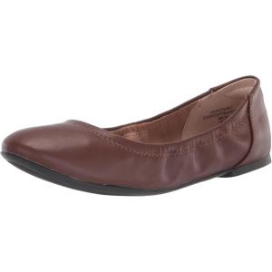 imageAmazon Essentials Womens Belice Slip On Ballet FlatDeep Brown