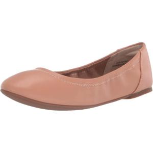 imageAmazon Essentials Womens Belice Slip On Ballet FlatLight Camel