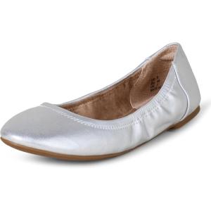imageAmazon Essentials Womens Belice Slip On Ballet FlatSilver