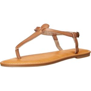 imageAmazon Essentials Womens Casual Thong Sandal with Ankle StrapMushroom Brown