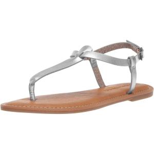 imageAmazon Essentials Womens Casual Thong Sandal with Ankle StrapSilver