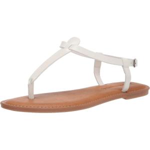 imageAmazon Essentials Womens Casual Thong Sandal with Ankle StrapWhite