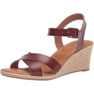 imageAmazon Essentials Womens Espadrille Wedge SandalBrown