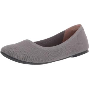 imageAmazon Essentials Womens Knit Ballet FlatLight Grey