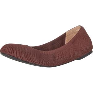 imageAmazon Essentials Womens Knit Ballet FlatOxblood