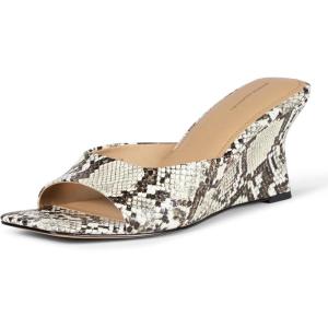 imageAmazon Essentials Womens Wedge SandalsGrey Faux Snakeskin