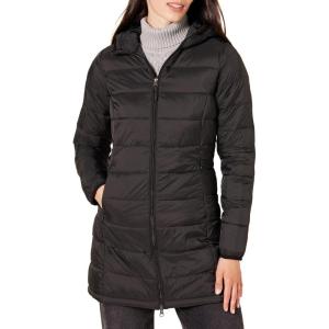 imageAmazon Essentials womens Lightweight WaterResistant Packable Hooded Puffer Coat Available in Plus SizeBlack
