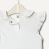 imageAmazon Essentials BabyGirls Short Sleeve BlouseLight PinkWhite
