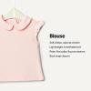 imageAmazon Essentials BabyGirls Short Sleeve BlouseLight PinkWhite