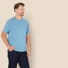 imageAmazon Essentials Mens RelaxedFit Heavyweight Cotton TShirtDusty Blue