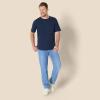 imageAmazon Essentials Mens RelaxedFit Heavyweight Cotton TShirtNavy