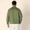 imageAmazon Essentials Mens RelaxedFit Stretch Cotton Utility JacketDark Olive
