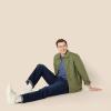 imageAmazon Essentials Mens RelaxedFit Stretch Cotton Utility JacketDark Olive