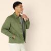 imageAmazon Essentials Mens RelaxedFit Stretch Cotton Utility JacketDark Olive