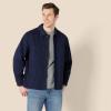 imageAmazon Essentials Mens RelaxedFit Stretch Cotton Utility JacketNavy