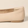 imageAmazon Essentials Womens Glove Ballet FlatsBeige Faux Leather