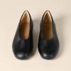 imageAmazon Essentials Womens Glove Ballet FlatsBlack Faux Leather