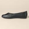 imageAmazon Essentials Womens Glove Ballet FlatsBlack Faux Leather