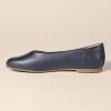 imageAmazon Essentials Womens Glove Ballet FlatsNavy Faux Leather