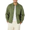imageAmazon Essentials Mens RelaxedFit Stretch Cotton Utility JacketDark Olive