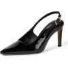 imageAmazon Essentials Womens Slingback HeelsBlack Patent