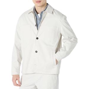 imageAmazon Essentials Mens RelaxedFit Stretch Cotton Utility JacketStone