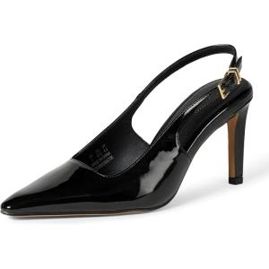 imageAmazon Essentials Womens Slingback HeelsBlack Patent