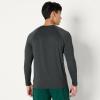 imageAmazon Essentials Mens Tech Stretch LongSleeve TShirt Pack of 2Dark GreenHeather Graphite