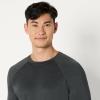 imageAmazon Essentials Mens Tech Stretch LongSleeve TShirt Pack of 2Dark GreenHeather Graphite