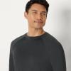 imageAmazon Essentials Mens Tech Stretch LongSleeve TShirt Pack of 2Heather GraphiteNavy