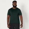 imageAmazon Essentials Mens Tech Stretch ShortSleeve TShirt Pack of 2Dark GreenHeather Graphite