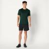 imageAmazon Essentials Mens Tech Stretch ShortSleeve TShirt Pack of 2Dark GreenHeather Graphite