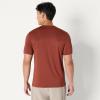 imageAmazon Essentials Mens Tech Stretch ShortSleeve TShirt Pack of 2Heather GraphiteHenna