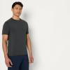 imageAmazon Essentials Mens Tech Stretch ShortSleeve TShirt Pack of 2Heather GraphiteNavy