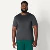 imageAmazon Essentials Mens Tech Stretch ShortSleeve TShirt Pack of 2Heather GraphiteNavy