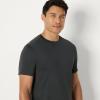 imageAmazon Essentials Mens Tech Stretch ShortSleeve TShirt Pack of 2Heather GraphiteNavy