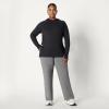 imageAmazon Essentials Womens Soft Stretch Performance Pullover with HoodSpace Dye Black